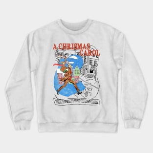 A Classic Christmas Carol Comic Design Crewneck Sweatshirt